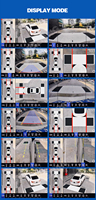 Cámaras de 360 Grados para Automóviles Toyota, Módulo de Cámara Panorámica AVM 360, Decodificador de Trayectoria, Pantalla Original, Cámara de 360 Grados para Automóvil