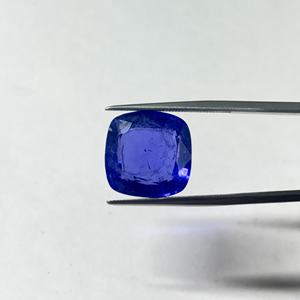 Zafiro Azul Cultivado en Laboratorio, Forma Cojín, Sintético, Facetado, Color Violeta Intenso, Piedras Preciosas Sueltas para Joyería, Cristal Creado - Product Image 3