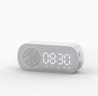 Cadeau d'entreprise promotionnel, solaire portable, alimenté par 1.1 DC pour haut-parleur V2.0, autonomie de la batterie de 15 à 20 heures, support de téléphone LED RGB, radio FM