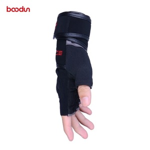 Baodun Fitness <b>Gloves</b> Black With Wrist Support For <b>Weight</b> Lifting Unisex - Product Image 3