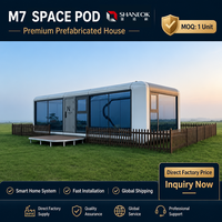 Casa Capsula Mobile Prefabbricata, Cabina Stile Apple, Villa Turistica, Pod per Glamping con Vista Panoramica a 270°