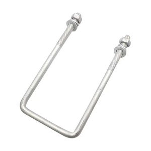 M20 M24 M30 thép <span class=keywords><strong>B7</strong></span> b7m gr2 GR5 ASTM 193 màu vàng màu xanh trắng kẽm mạ U hình dạng loại bu lông và đai ốc máy giặt DIN 3570 loại - Product Image 5
