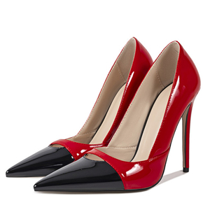 Chaussures d'été et d'automne pour femmes, talons D'Orsay multicolores, sexy, à bout pointu, talon fin, coupe large, grande taille 45 - Product Image 6
