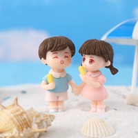 Nouvelle arrivée Summer Lovers Home Decor Microlandschaft Figurine petits ornements Mini poupée de dessin animé
