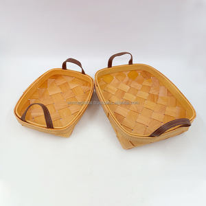 Panier à nourriture rectangulaire en rotin fait à la main en gros - Style Japandi Conservation de la fraîcheur Multifonction 1-3L - Product Image 2