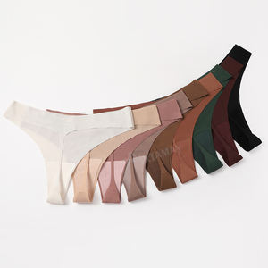 Женские трусики-стринги с низкой посадкой, бесшовные, гладкие, невидимые, танга - Product Image 5