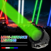 Lampe Laser bleue et verte et rouge pour voiture Led travail ATV Spot faisceau Pod LED Laser fouet lumière pour chariot élévateur pour moto