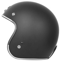 Casco Jet Vintage Aperto con Grafica Personalizzabile in Liquidazione Certificato DOT ECE Retro in ABS Trasparente