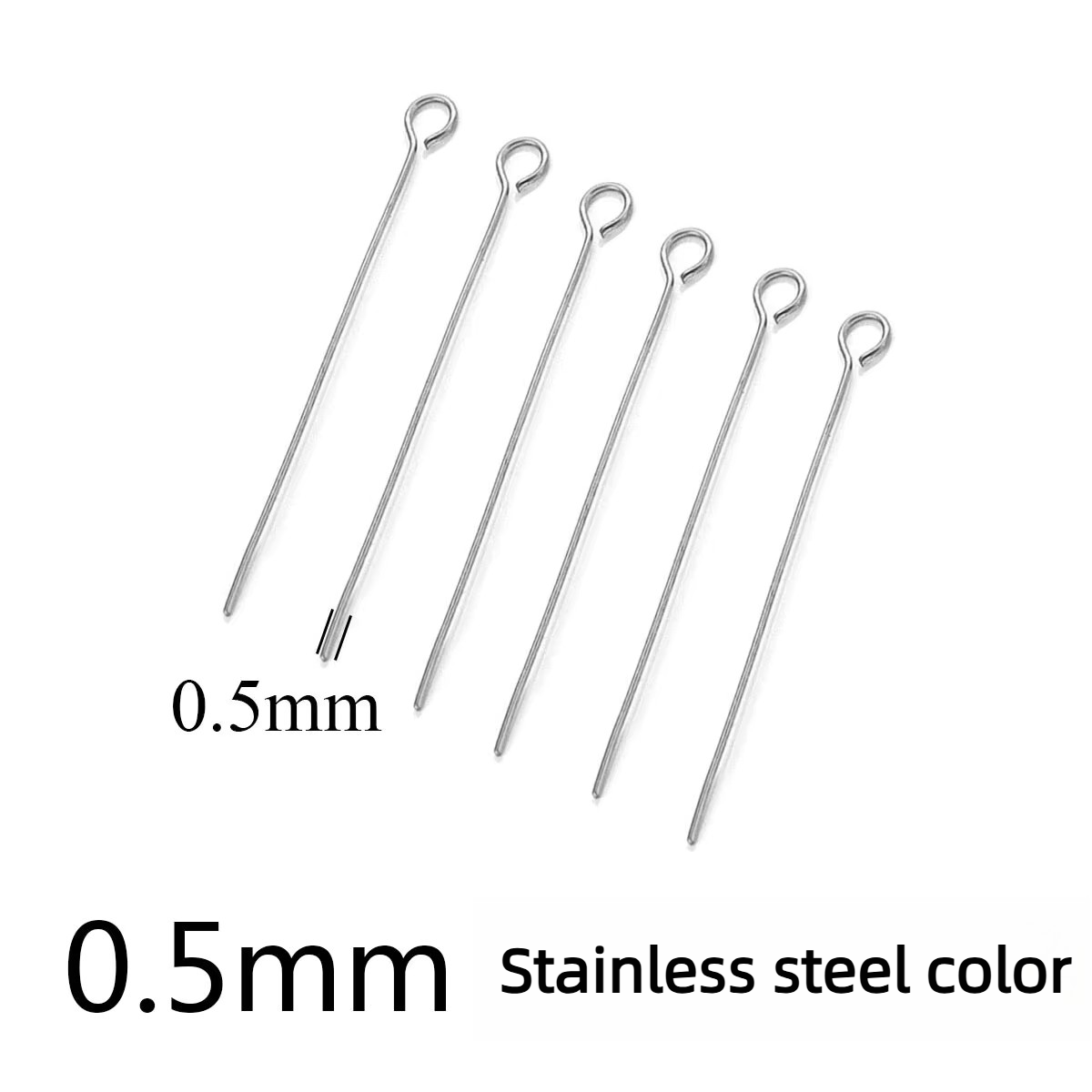 05 wire diameter - steel silver color