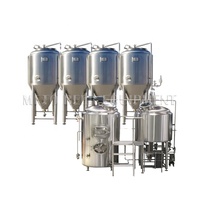 Machine de brassage de bière automatique Équipement de brassage complet clé en main 500L 5HL Équipement de brassage de bière Brasserie