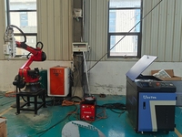 Sistema de Corte Láser de Fibra con Brazo Robótico Automático, Generador de 3KW, Cabezal de Corte de Metal para Láminas Metálicas y Tubos, Uso Industrial