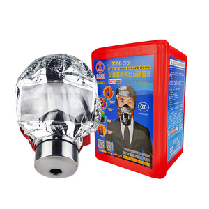 Maschera Antincendio e Antivirus con Certificazione 3C, Respiratore per Auto-Salvataggio in Materiale Composito TZL30 - Product Image 5