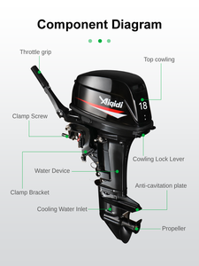 Moteur à essence de haute qualité 2 temps 18 CV pour motoculteur - Product Image 1