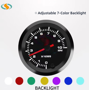 52mm eléctrico GPS multifunción velocímetro tacómetro luces indicadoras motocicleta Coche - Product Image 2