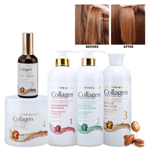 Après-shampoing Luxe OEM ODM Marque Privée Nourrissant Hydratant Volumisant à l'Extrait de Collagène pour Cuir Chevelu Propre, Cheveux Gras et Normaux - Product Image 1