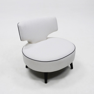 Fauteuil simple et moderne en métal pour salon, balcon, bureau, maison d'hôtes, réception d'hôtel, fauteuil de détente - Product Image 1