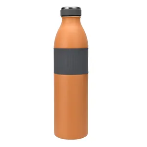 Unisex spor paslanmaz çelik alüminyum su şişesi doğrudan içme akış özel şirket logosu seyahat turları ucuz promosyon