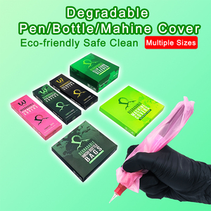 Compostable Multiple Sizes Biodegradable Tattoo Sleeves Bags <strong>Covers</strong> for Clip <strong>Cord</strong> Pen Machine Wash Bottle Bags - Product Image 2