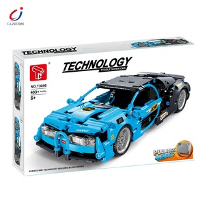 Chengji pullback 403 + pièces voiture de sport jouet <span class=keywords><strong>bloc</strong></span> d'assemblage technique voiture de sport blocs de construction voiture de construction pour enfants - Product Image 5