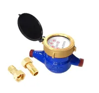 Débitmètre sec à jets multiples de l'usine chinoise Corps en fonte Compteur d'eau en plastique froid Classe B R80 Protection IP68 personnalisable OEM