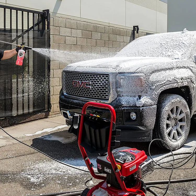 Schlussverkauf Autowaschmittel hohschaumstoff Detaillierung Auto-Schneeschäum-Washshampoo mit Stoff neues Design konzentrierte Autowaschseife