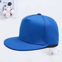 OEM 5-panel flat brim snapback pet, blanco katoenen baseballcap, custom borduurwerk, print, performance fleece, groothandel