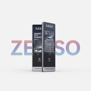 AI-Powered Modern Outdoor Solar Smart <strong>Bus</strong> Station Subway Digital Poster <strong>Advertising</strong> <strong>Board</strong> with Touchscreen - Product Image 1