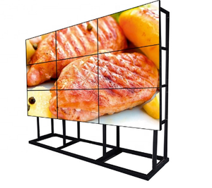 จอแสดงผลวิดีโอวอลล์ LCD สำหรับโฆษณาในร่ม ขนาดสั่งทำได้ 46 49 55 นิ้ว แบบต่อประกอบ 3x3 2x4 ขอบหน้าจอ 3.5 มม. ขายส่ง - Product Image 1