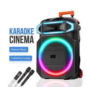 Ruote incorporate 18 pollici Party <span class=keywords><strong>Bluetooth</strong></span> altoparlante Trolley con ingressi USB e SD Card, Radio FM, ingresso microfono - Product Image 1