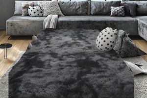 Tapis de salon moderne à motif puzzle en peluche polyester antidérapant lavable grande taille - Offre Spéciale - Product Image 5