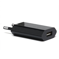 Adaptador de Corriente USB de Viaje HNT al por Mayor, 5V1A 5W, Cargador de Pared Ultrafino para Teléfono Móvil, Cargador Rápido QC4.0 con Enchufe para EE. UU. y UE