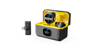 Nouveau microphone de conférence sans fil omnidirectionnel SX21 2,4 G en métal, type C, mini design magnétique, réduction de bruit, RGB - Product Image 2