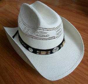 Sombrero <span class=keywords><strong>de</strong></span> Vaquero <span class=keywords><strong>de</strong></span> Paja <span class=keywords><strong>de</strong></span> Alta Calidad para Hombre, Marca CoJo Vaquero, Modelo Bangora, Ala <span class=keywords><strong>de</strong></span> 4 1/4 Pulgadas - Product Image 3