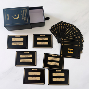 Custom Black Big Size Cards Arabic Couple <span class=keywords><strong>Card</strong></span> Games Adult Islamic <span class=keywords><strong>Card</strong></span> <span class=keywords><strong>Game</strong></span> Met Box Lade Box Box Box - Product Image 2