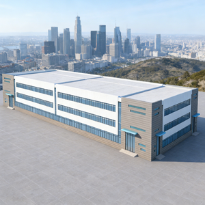 อาคารสำนักงานโครงสร้างเหล็กสำเร็จรูปสำหรับสำนักงานใหญ่และสำนักงานขององค์กรสมัยใหม่ - Product Image 1