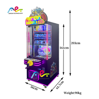 Machine de jeu à prix de gros d'usine, machine de jeu d'arcade à pièces, machine distributrice de jouets à prix, machine de jeu de boule chanceuse de qualité