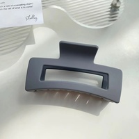 Pinza Grande para Cabello CANYUAN de Plástico PC Grueso Mate Estilo Coreano con Diseño Hueco Retro Venta al por Mayor