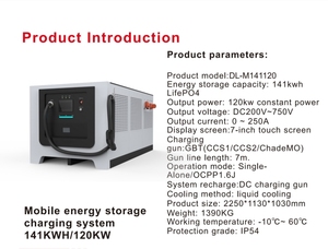 Năng lượng di động lưu trữ Sạc Robot 161kwh/120kw năng lượng khẩn cấp gbt/ccs1/ccs2/chademo điều khiển tự động từ xa mô-đun lái xe - Product Image 2