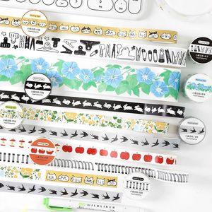 1 rotolo Washi nastro olio speciale serie Koharu <span class=keywords><strong>Niwa</strong></span> materiale di base Versatile manuale adesivi decorativi - Product Image 2