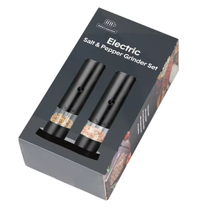 Moulin à sel et à poivre électrique rechargeable par USB, réglage de la grosseur, grande capacité, moulin à épices automatique, outil de cuisine - Product Image 6