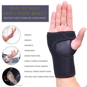 Großhandel Handgelenks chutz für Sport Basketball Schutz Druck beständige Handflächen stütze Verstellbare Handgelenk bänder - Product Image 4