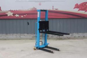 Apilador de paletas con control remoto Carretilla elevadora eléctrica Manual portátil 500 kg Carretilla elevadora empujada a mano - Product Image 5