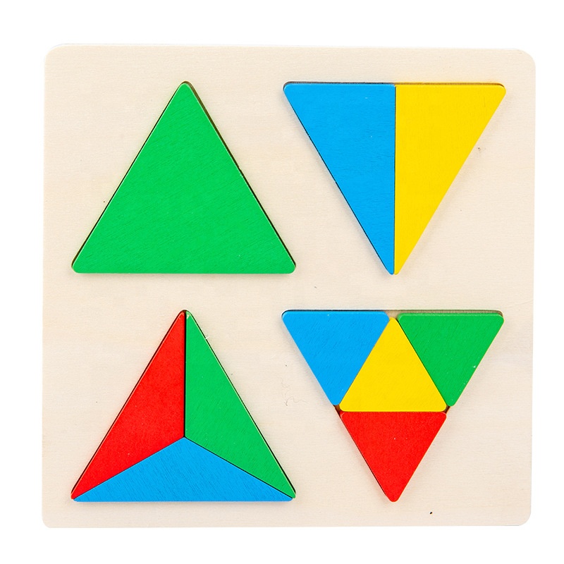 Rompecabezas Triangular De Madera – Forma Irregular 3D – Juego Educativo Y Desafiante Para Niños (+8 Años) Y Adultos – Ideal Para Noches De Familia