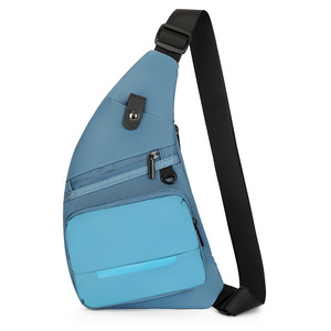 Custom Man <b>Purse</b> <b>Small</b> Shoulder Bag Durable Waterproof Slim Chest Backpack for Travel Hiking Camping - Product Image 1