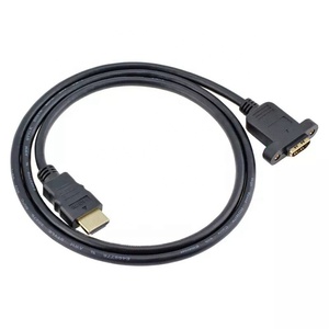 Câble d'extension <span class=keywords><strong>HDMI</strong></span> mâle vers femelle, <span class=keywords><strong>rallonge</strong></span> sur panneau, solide - Product Image 3