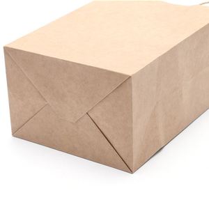 Bolsas de Papel Kraft Marrón para Llevar Comida, Biodegradables, para Restaurantes de Comida Rápida, Personalizadas con Impresión, para Tiendas - Product Image 6