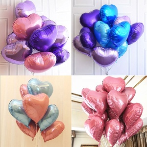 18 pulgadas corazón globos helio lámina decoración de fiesta Feliz cumpleaños corazón globos de papel de aluminio - Product Image 5