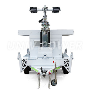 Tháp ánh sáng máy phát điện LED Đèn năng lượng mặt trời chiếu sáng di động tháp với pin - Product Image 3