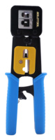 Kit de herramientas de telecomunicaciones: Probador de cables multimodulares con juego de herramientas de crimpado RJ45 para kit de herramientas de red 8P/6P y red de fibra óptica