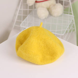 Czelrine หมวกไหมพรมถักสำหรับเด็กทารกหญิง, หมวกเบเร่ต์ขนสัตว์ฝรั่งเศสสำหรับฤดูหนาว - Product Image 6